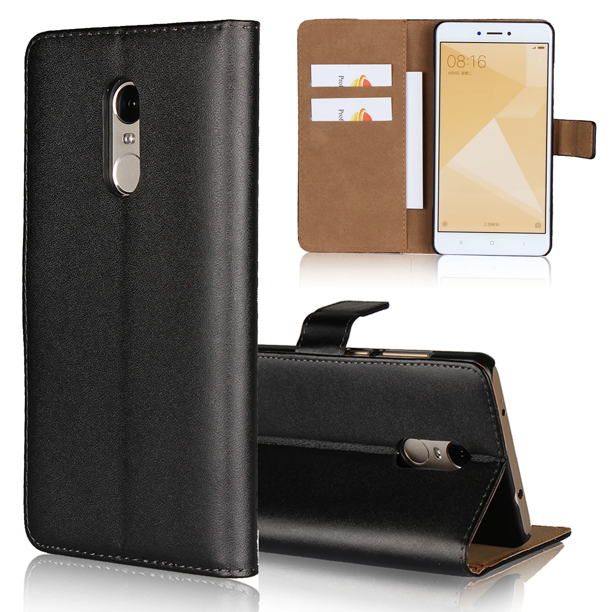 Coque Redmi Note 4 cover case Premium PU Leather Wallet Flip Case for Xiaomi Redmi Note 4X 4 Dropproof Case Holster GG