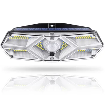 

Solar Motion Sensor Light Outdoor 104 LEDs Solar Lights Six-sided Waterproof LED Solar Lamp Garden Yard Security Wall Light