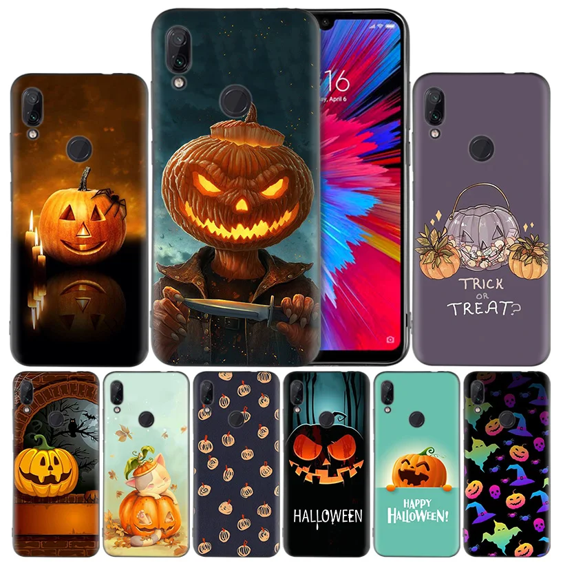 

Silicone Case for Xiaomi Redmi Note 7 7A 7S 8 6 6A 5 K20 Mi 9T CC9 CC9E A1 A2 A3 8 Play Lite Pro F1 Cover Halloween Fundas Capa