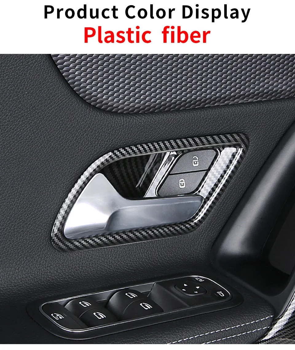 Дверная ручка Накладка для Mercedes w177 amg/classe mercedes classe w177 clase планки/a180 Mercedes a класса w177 аксессуары
