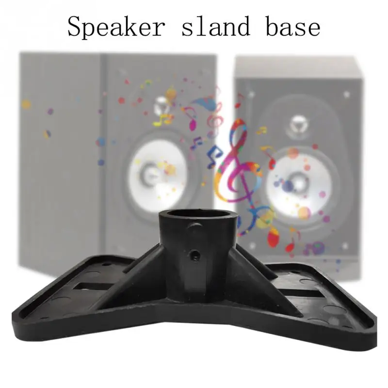 

Easy Install Tripod Tool Mounting Holder Audio Pole Stable Mini Bracket Base Speaker Stand Space Saving Adapter Accessories