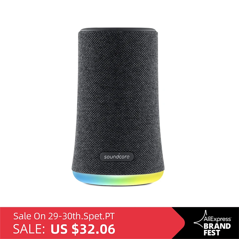  Anker Soundcore вспышка Мини Bluetooth динамик, открытый Bluetooth динамик, IPX7 водонепроницаемый для вечеринок на открытом воздухе