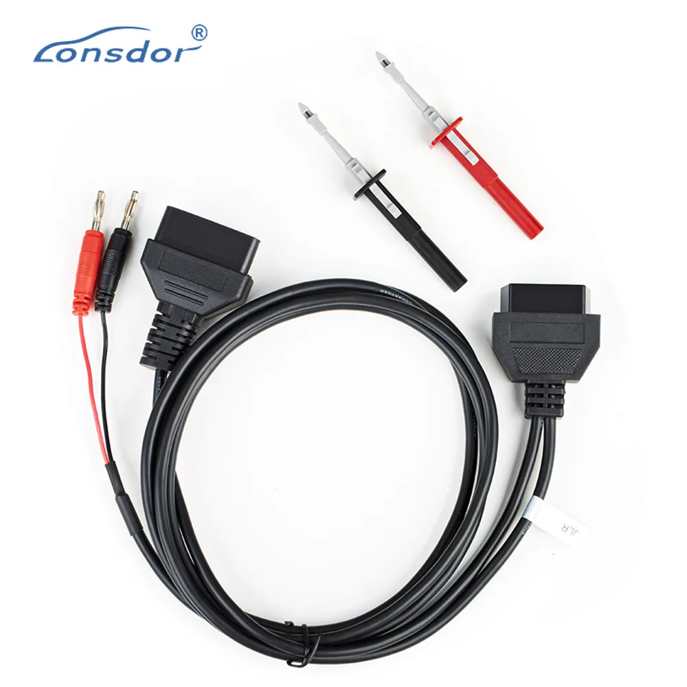 Lonsdor JLR Connector Working with Lonsdor K518 Support All key Lost Programming Under Alarm State for 2015- for Land Rover
