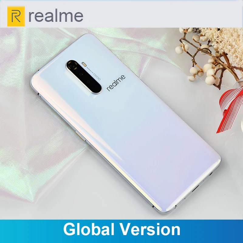 

Realme Cellphone X2 Pro Moblie Phone NFC 6.5" Full Screen Face Fingerprint ID 64MP Quad Camera VOOC 50W Fast Charger 8GB 128GB