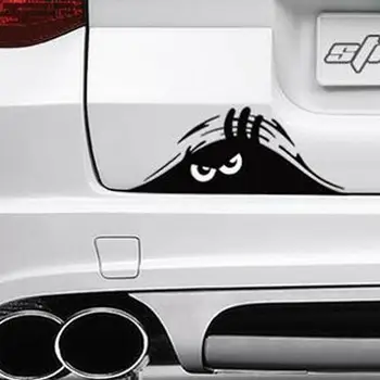 Waterproof Self-adhesive Car Sticker Scratch Cover Decal Auto Decoration Funny Peeking 3D Big Eyes Sticker Car Styling 3