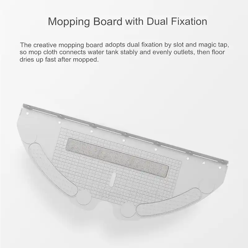 Nrpfell 10Pcs Suitable for Robot S50 S51 Vacuum Cleaner Spare Parts Kit Mop Cloths Generation 2 Dry Wet Mopping Cleaning