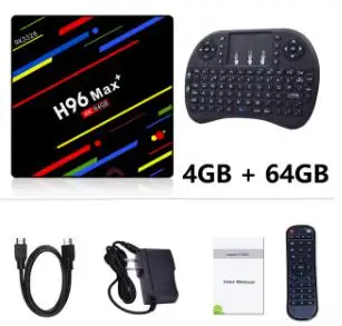 4G 64G i8 Blacklit ТВ-бокс LEMFO H96 MAX PLUS RK3328 Android 9,0 4 Гб ram 64 ГБ 32 ГБ H.265 4K HDMI 2.0a 2,4/5G WiFi Netflix YouTube телеприставка - Цвет: 4G 64G i8 Blacklit
