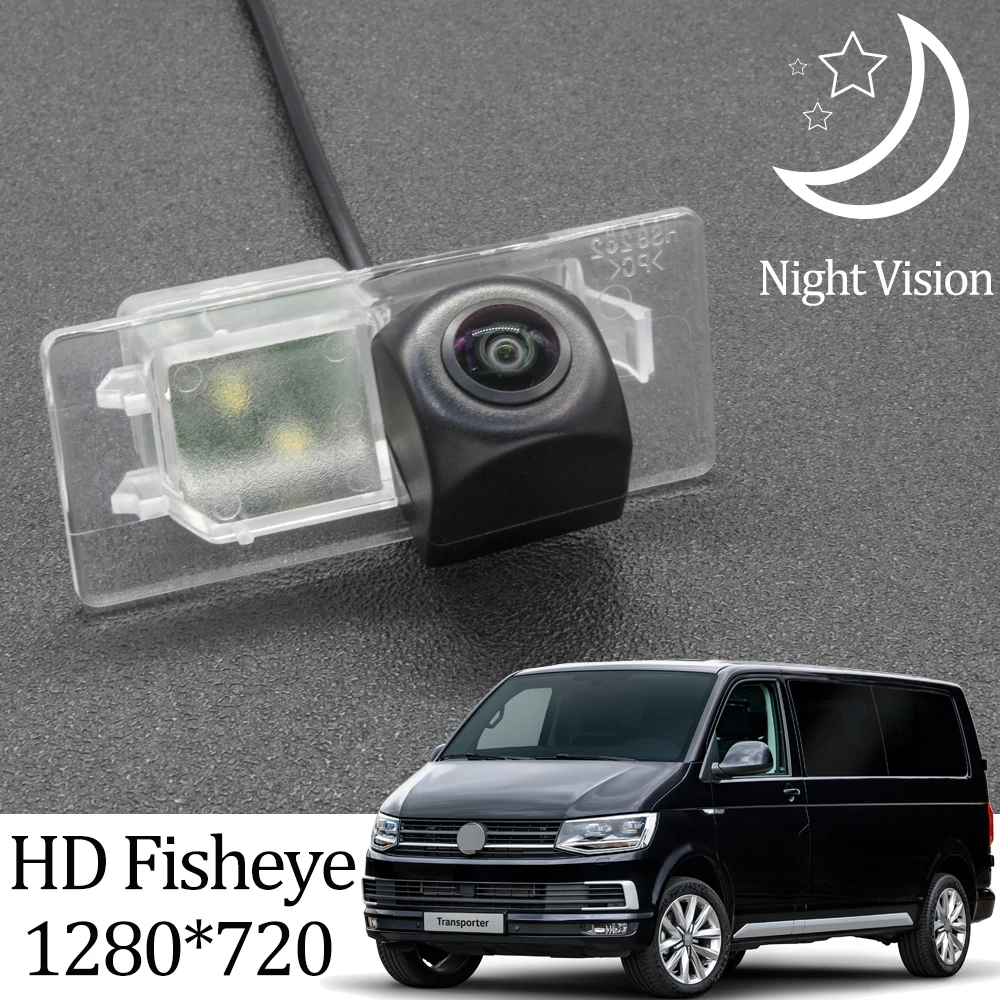 Owtosin HD 1280*720 рыбий глаз камера заднего вида для Volkswagen VW T6 Transporter/Caravelle/Multivan 2016 2017 2018