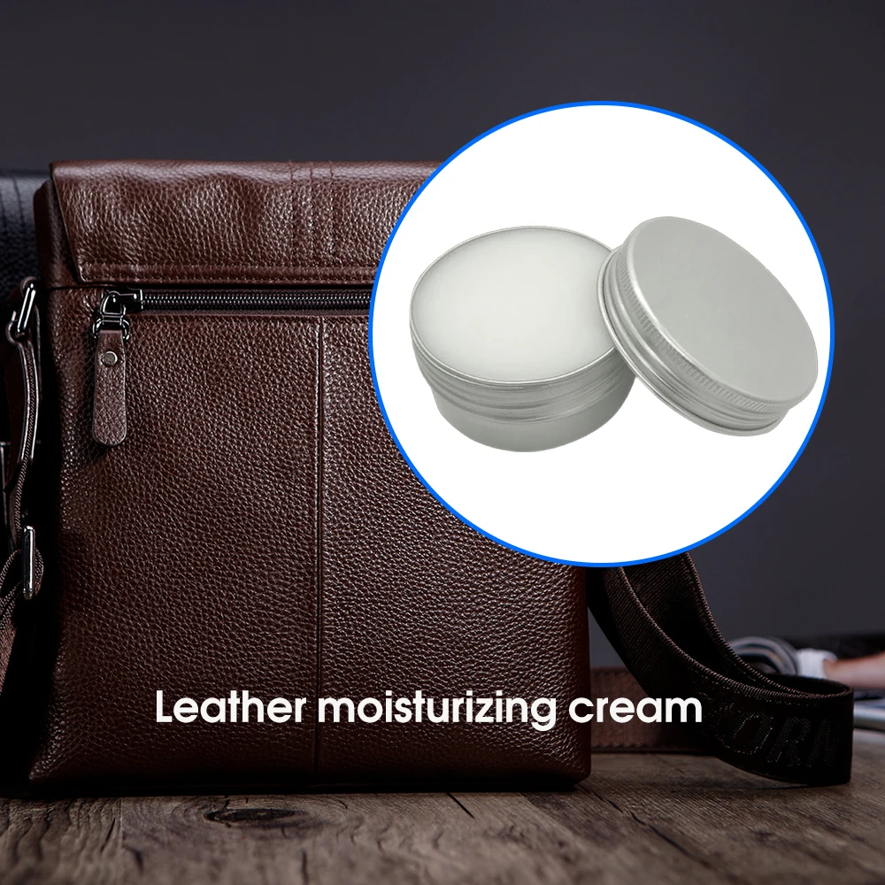 50ml Car Leather Paint Care Polishing Refurbishing Cleaner Mink Oil for Car Seat Sofa Cleaning Cream Anti-dry Cracking Paste