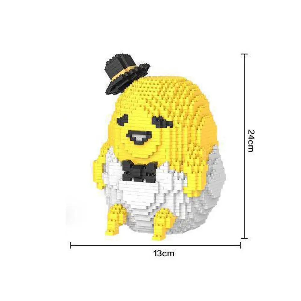 hot LegoINGlys creators classic Japan Anime Cartoon Egg Gudetama model mini Micro Diamond Building Blocks nano 3