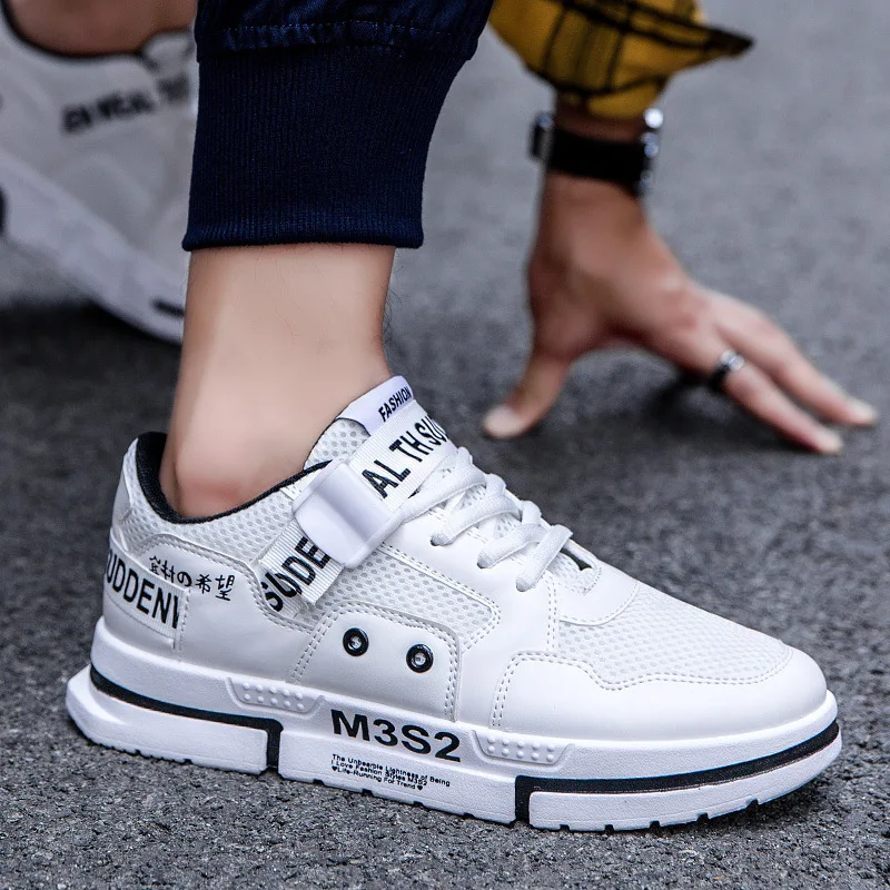 

2019 New Style Korean-style Trend MEN'S SHOES Versatile Breathable Sports Casual Youth Network Cloth Shoes Four Seasons Trendy S