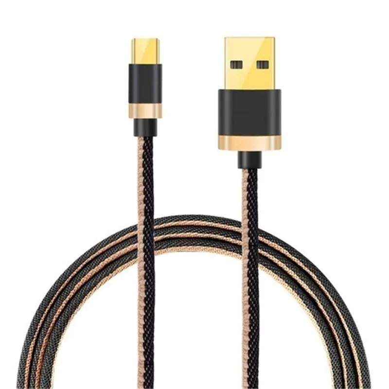 Кабель Micro USB type C джинсовый зарядный кабель для Android samsung Xiaomi redmi LG htc универсальный кабель для быстрой синхронизации данных