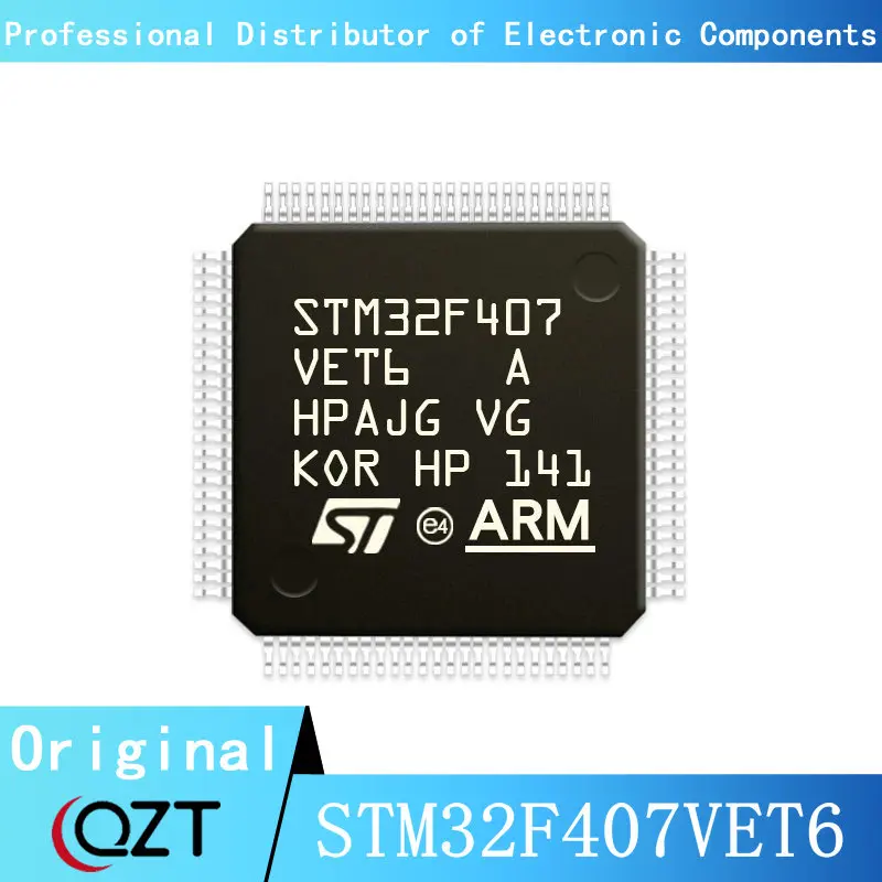 10pcs/lot STM32F407 STM32F407VE STM32F407VET6 LQFP-100 Microcontroller chip New spot 1pcs lot stm32f407zet6 stm32f407ze stm32f407z stm32f407 stm32f stm32 stm ic mcu chip lqfp 144