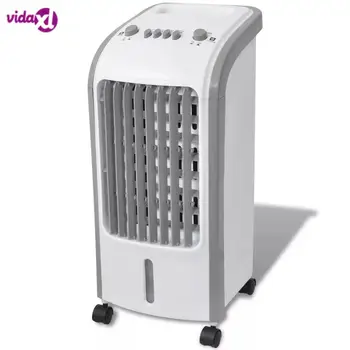 

VidaXL 5 L 80 W 3 Levels Air Cooler 270 M³/H 25 X 26 X 56 Cm Efficient And Portable 3-In-1 Air Cooler
