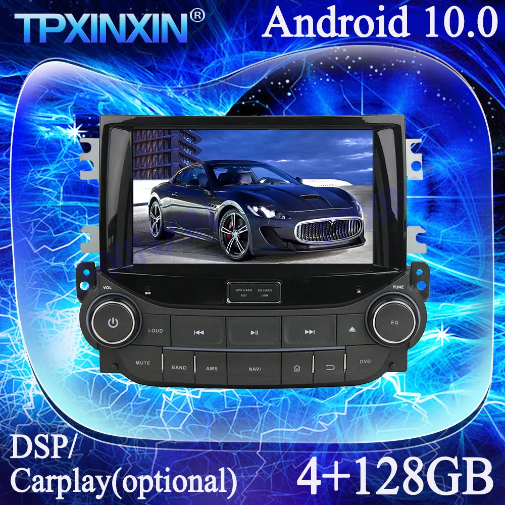 

IPS Android 10 4+128G PX6 For Chevrolet Malibu 2013-2015 Multimedia Player Tape Recorder GPS Navigation Auto Radio Head Unit DSP