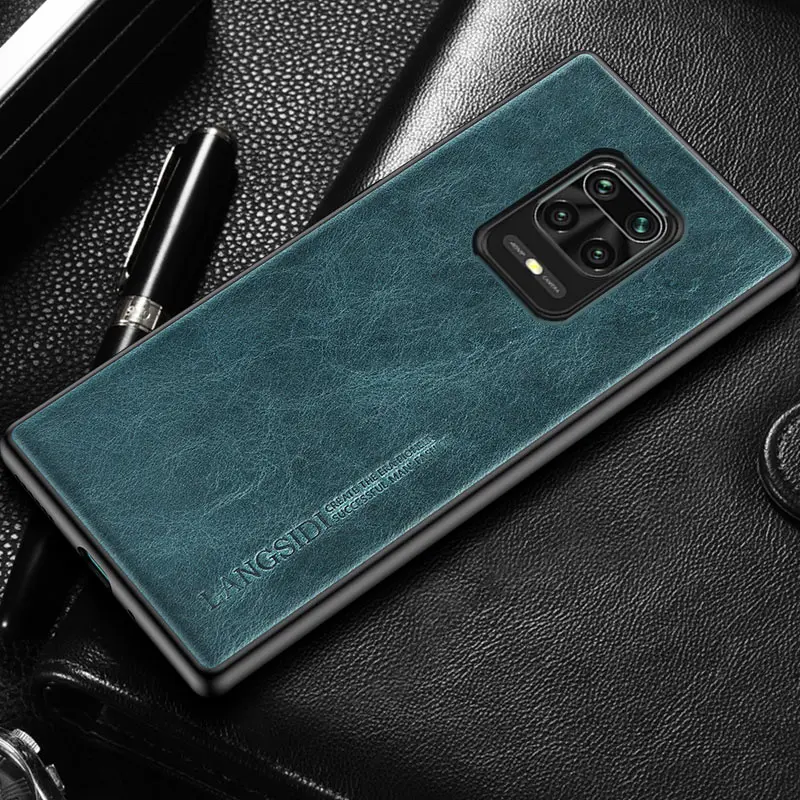 Чехол LANGSIDI из натуральной кожи для телефона Xiaomi защитный противоударный чехол 9T 9