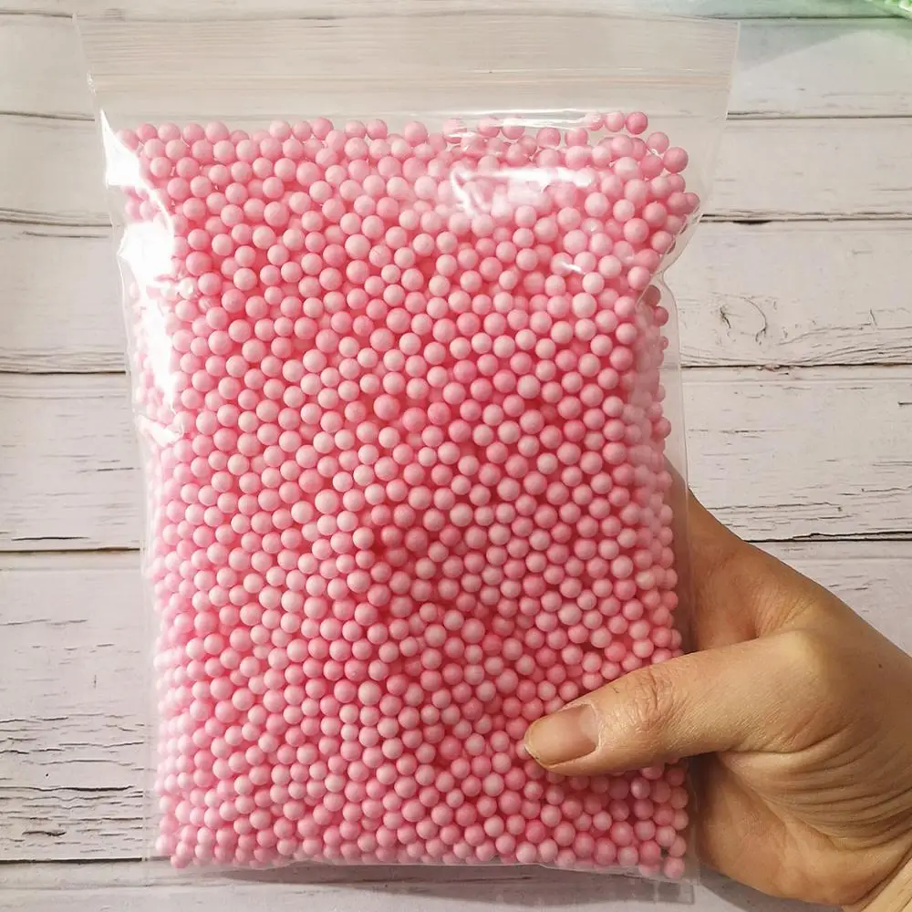 No bleeding colour 4-6 мм 15 г пенополистирол пенопласт кофе коричневый шоколад мини шарики DIY ремесло наполнитель разные цвета - Цвет: No bleeding colour