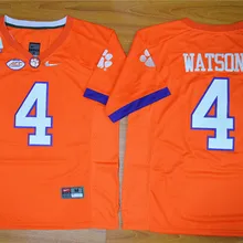 Хит Клемсон Тигры дехаун Уотсон 4 Горячая Распродажа-оранжевый Размер S, M, L, XL, 2XL, 3XL ДЖЕРСИ