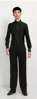 New Style Men's Ballroom Pants Square Pants Ballroom Dancing Pants Latin Dance Practice Dance Pants Men'S Wear Modern Dance Pant