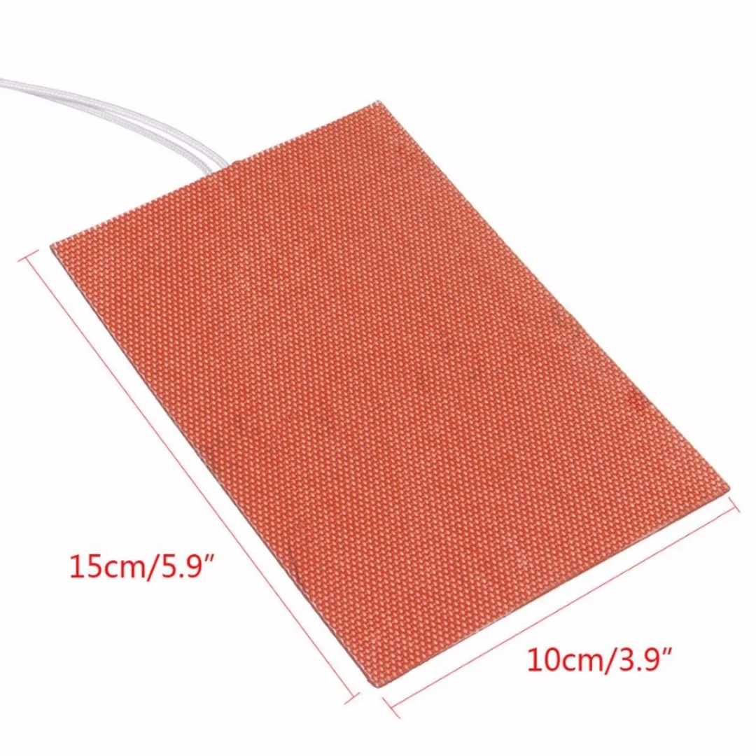 Universal Engine Oil Tank Silicone Heating Pad 300W 220V Warming Waterproof Electric Heating Pads10x15cm
