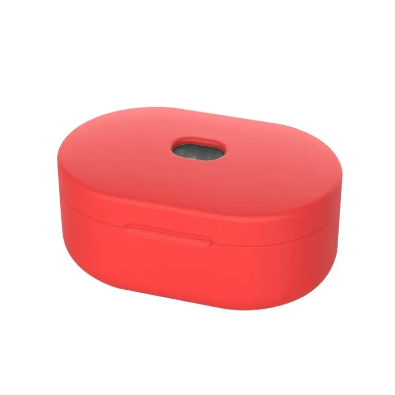 

Clamshell Clamshell Opening Anti-shock Flexible Silicone Comprehensive Protective Case Full Cover for Xiaomi Redmi Airdots TWS