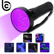 

High quality UV Light 100LED 51LED Q5LED UV Light Zoom Flashlight torch light lamp safety UV Ultraviolet detection 14500 Battery