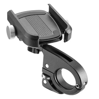 Black Handlebar Универсальный держатель для телефона для мотоцикла, антивибрационный держатель gps для iPhone, Android, подставка для телефона из алюминиевого сплава - Цвет: Black Handlebar