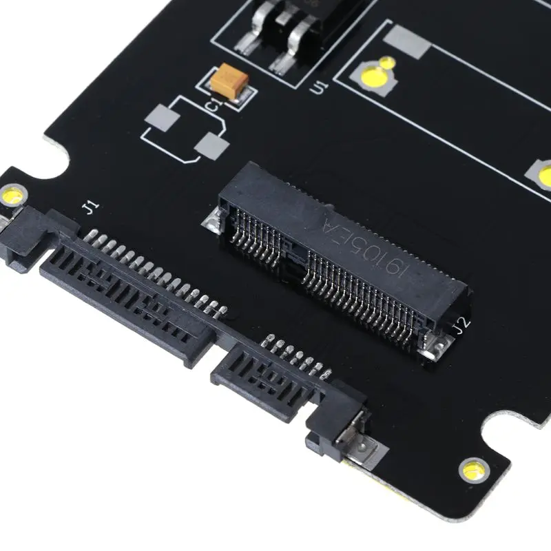 Mini Pcie MSATA SSD до 2,5 дюймов SATA3 адаптер карта с твердым жестким диском чехол из алюминиевого сплава C26