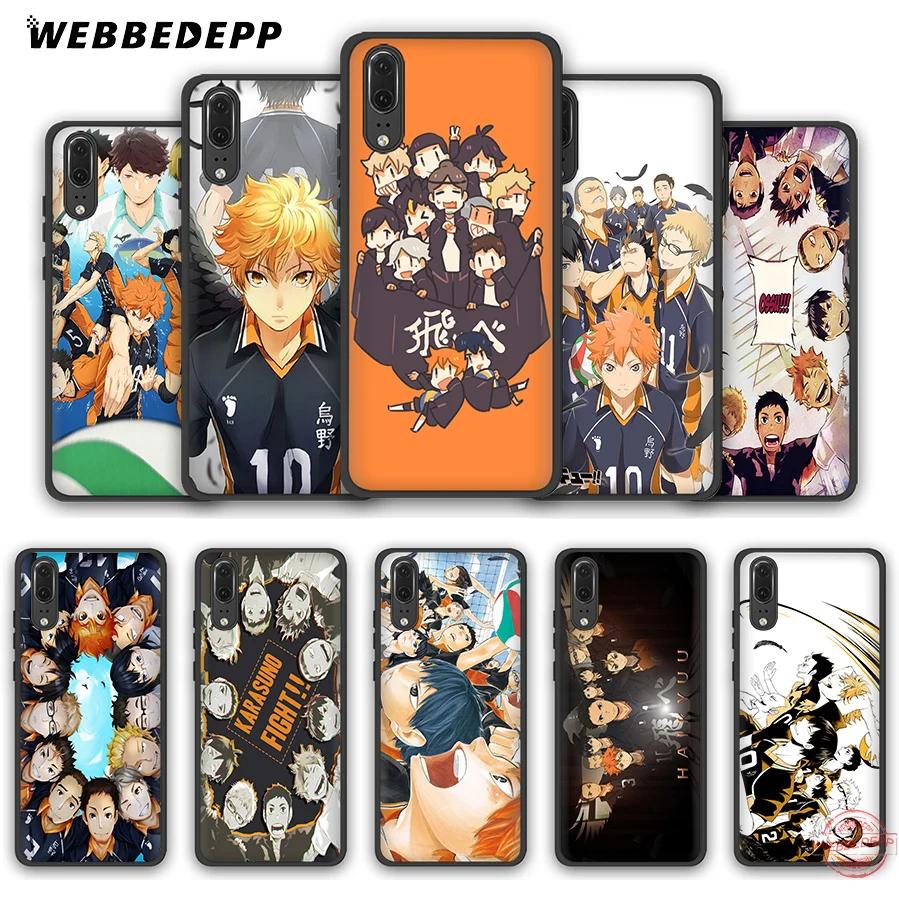 WEBBEDEPP Cool Anime Volleyball Haikyuu Soft Case for Huawei P Smart Z Plus 2018 2019 &amp Y6 Y7 Y9 Prime V20 | Аксессуары для