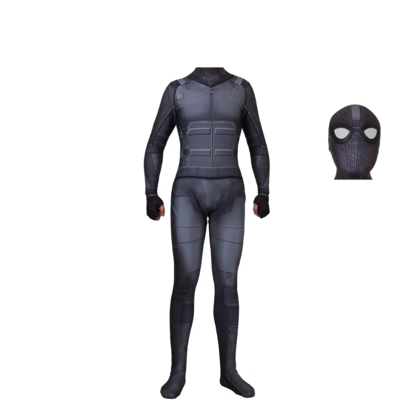 Мстители: конечная игра Человек-паук новая версия Spiderman2019hero expedition Sneak battle suit Комбинезоны для косплея Боди Одежда для игр - Цвет: Kid