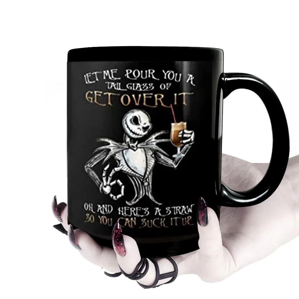 

Creative Halloween Coffee Mug DIY Print Logo Photo Text Ceramics Cup Milk Water Cups To Friend and Family Best Gift Dropshipping