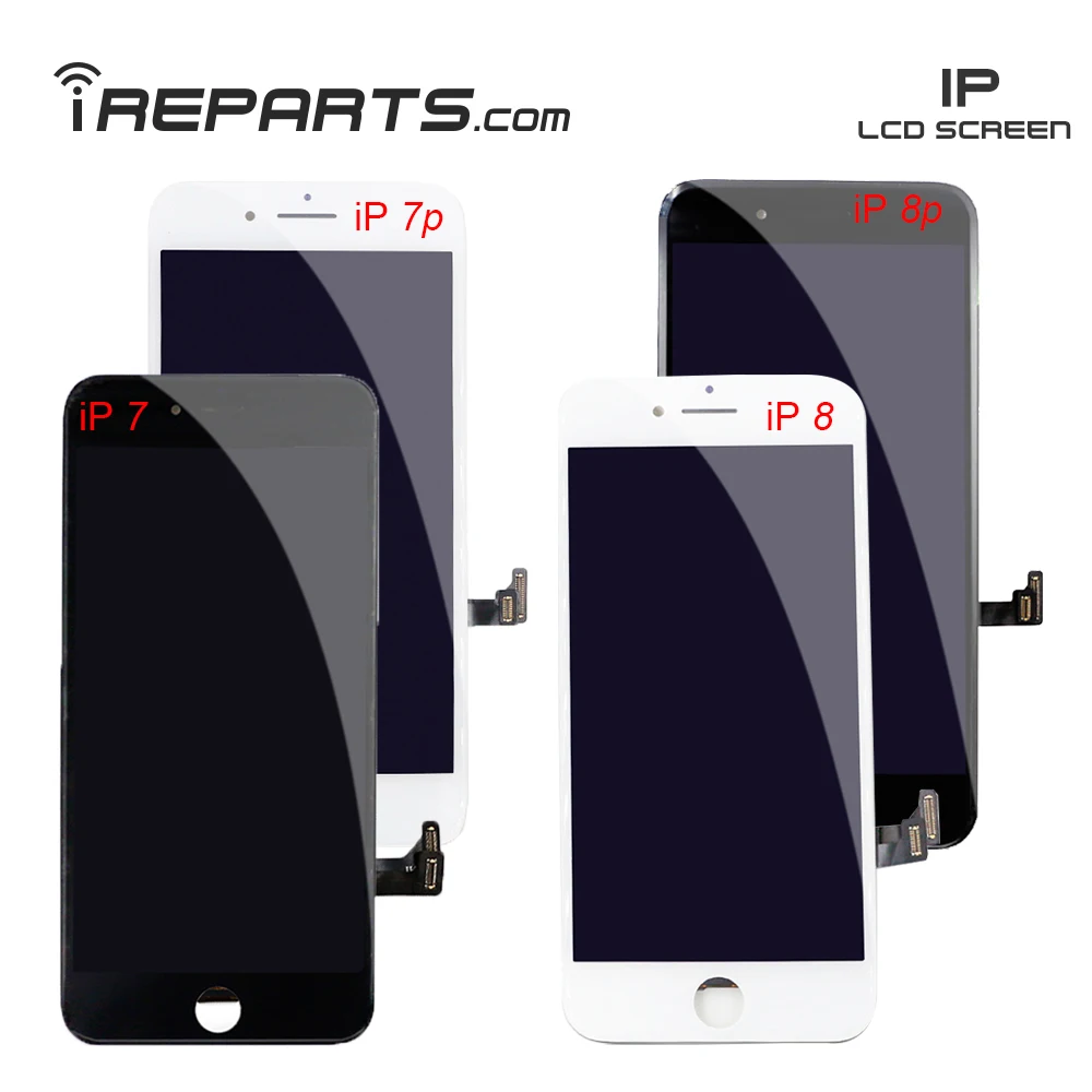 

IREPARTS LCD Display for Iphone 7 7Plus Touch Screen for iPhone 8 8Plus Replaacement Pantalla Digitizer + Free Tools
