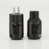 Pair P-004E EUR AC Power plug Schuko plug C-004 IEC Connector HIFI Mains Power Plug ► Photo 1/6