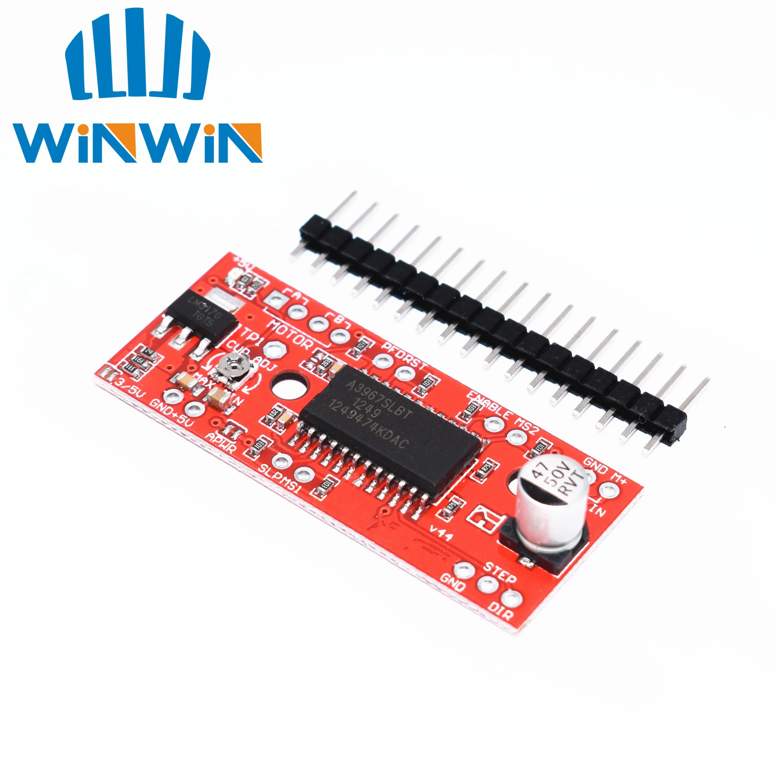

1PCS A3967 EasyDriver Shield Stepper Stepping Motor Driver Board V44