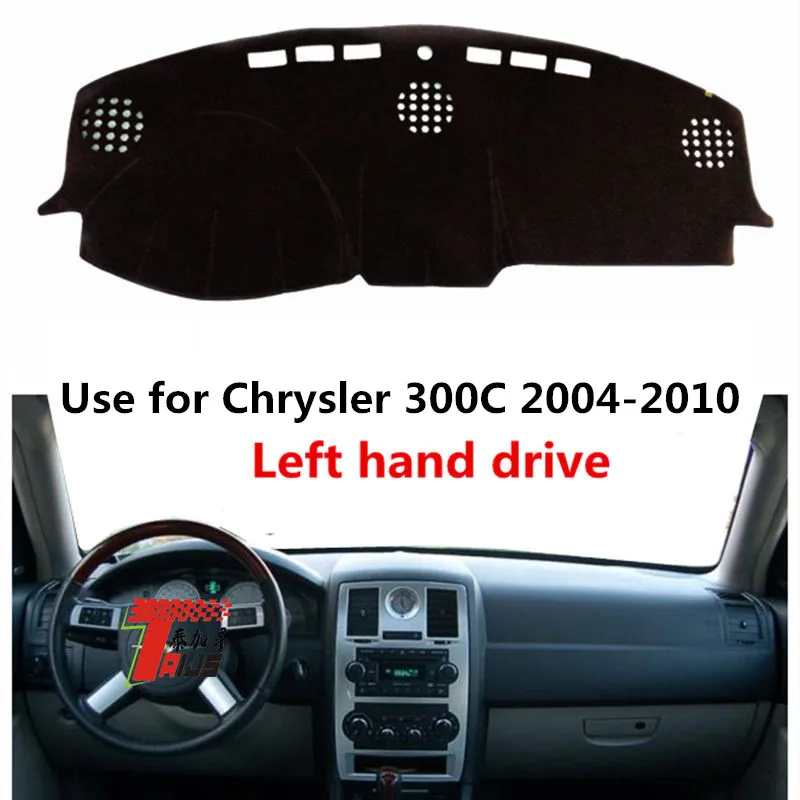 TAIJS Factory Anti UV Polyester Fibre Car Dashboard Cover Chrysler 300C 2004 2005 2006 07 08 09 10 Left Hand Drive