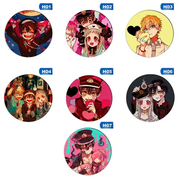 

Jibaku Shounen Hanako-kun Nene Yashiro Teru Minamoto Hanako Cosplay Toilet-Bound Hanako-kun Brooch Pin Japan Anime Fans Gift