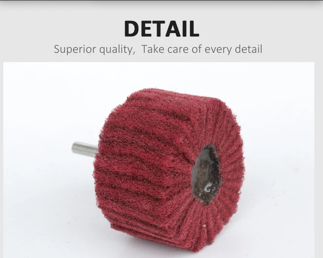 Spazzola Abrasiva Per Trapano 180# - Per Rimozione Ruggine, Lucidatura E Sgrassatura