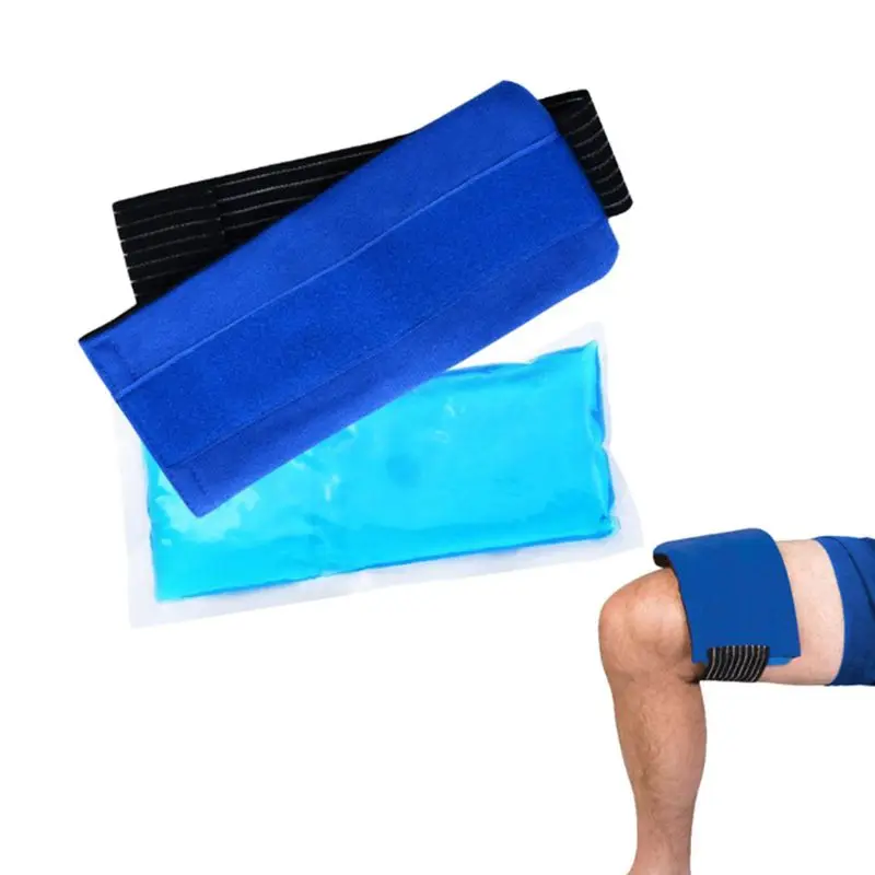 

Gel Ice Packs for Injuries Adjustable Wrap for Pain Relief Ice Non-Toxic Smooth X5XA