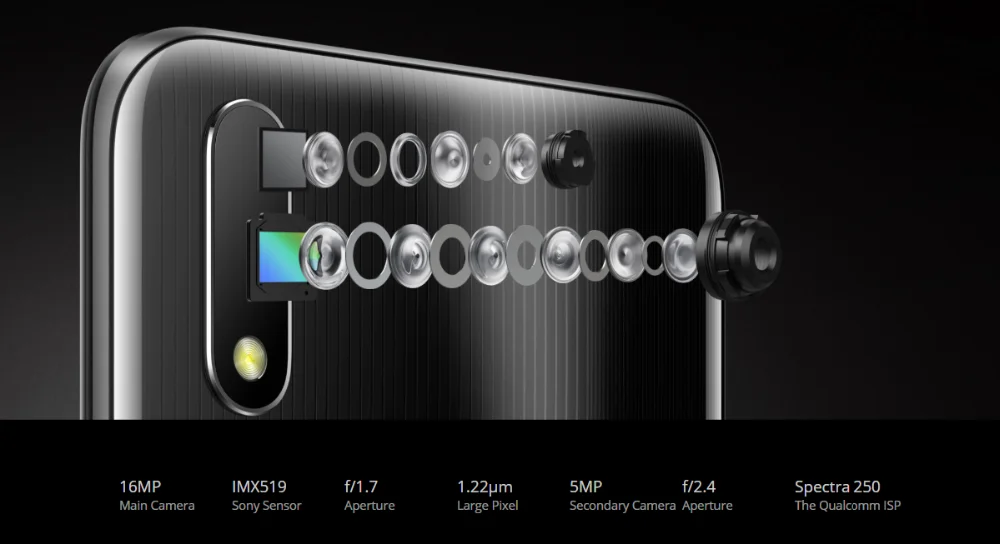 realme X Lite 6 ГБ 64 Гб мобильный телефон Snapdragon 710 Восьмиядерный 6,3 ''4045 мА батарея мобильного телефона VOOC Быстрая зарядка 3,0