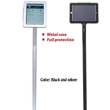 Противоугонная напольная подставка чехол с замком ментальный Чехол-держатель подходит для iPad2 3 4 Air 1 2 Pro 9,7 металлический чехол защитная рамка
