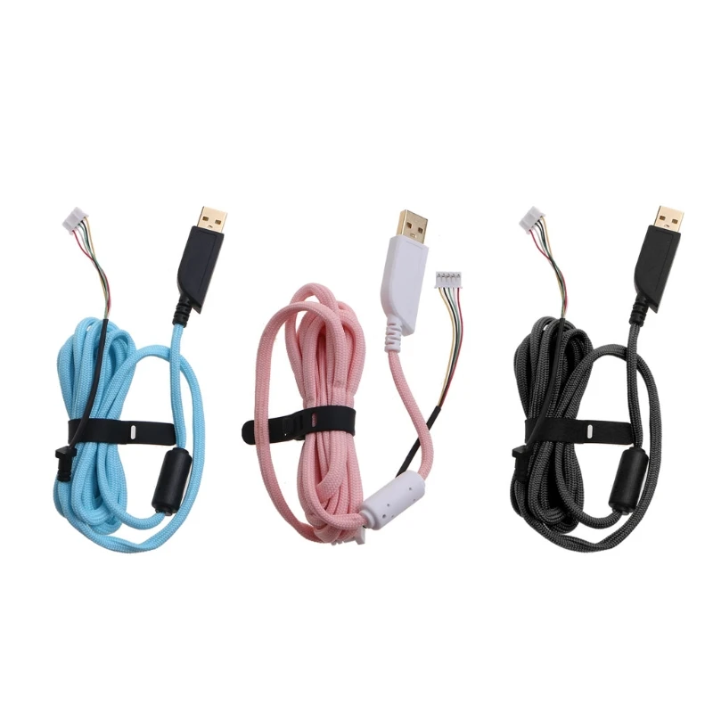 DIY Universal Umbrella Rope Mouse Cables Soft Durable Mouse Line Replacement Mouse Wire for ZOWIE EC1-A EC1-B FK1 Mouse av to hdmi converter