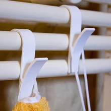 

Kitchen Bathroom Towel Hook Punch Paste Free Heated Radiator Rail Hook Holder High Quality Clothes Scarf Mop Hanger