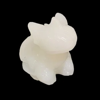 

Natural Crystal quartz Pokemon Healing Quartz Set Wicca Stone Figurine Carved Craft Toothless Art Home Decoration Gift