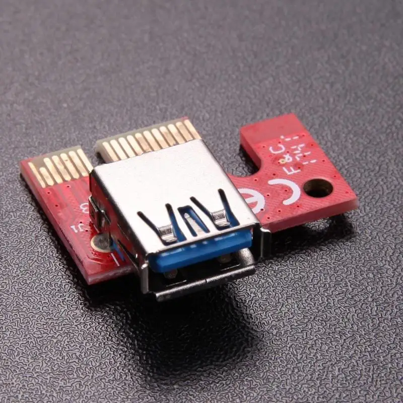 30cm/60cm USB 3.0 PCI-E 1x to16x Motherboard Extender Riser Card Adapter SATA 15Pin Power Cable for BTC LTC ETH Mining