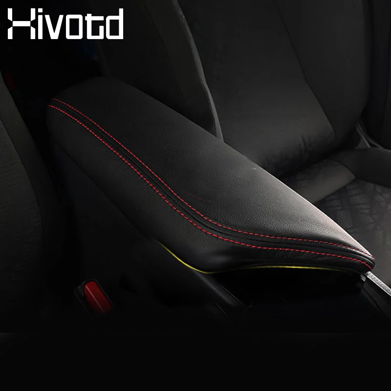 Hivotd для Toyota CHR C-HR CH R автомобильные аксессуары интерьер подлокотник коробка крышка Центральная ручная коробка крышка защитная подушка крышка внутренние модифицированные