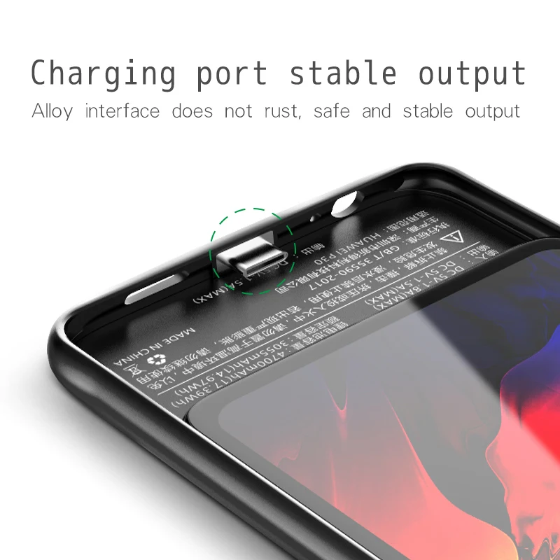 4700 мАч зарядное устройство чехол для huawei P30 Pro P30pro P30 lite power bank чехол Расширенный Аккумулятор Bateria чехол для зарядки