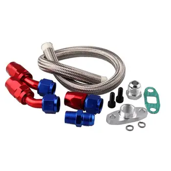 

Xbl007 For T3 / T4 / T04E Turbine Adapter Sleeve Stainless Steel Stainless Steel Hose Heat And Pressure Resistance 1 Set