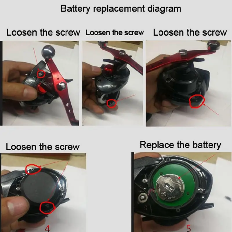 

LS Digital Display Fishing Reel with Battery Bait Casting Count 6.3: 1 Fishing Wheel