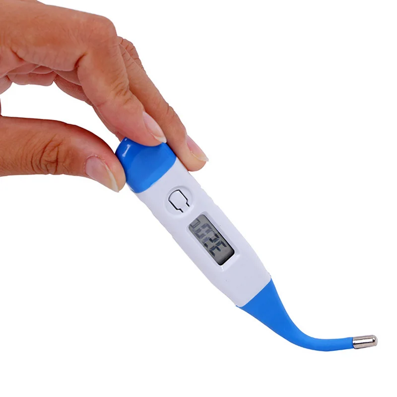 Soft thermometer Цифровой термометр Бесконтактный лазерный lcd ИК инфракрасный термометр измеритель температуры пистолет точка-50~ 380 градусов Детский термометр - Цвет: Soft thermometer