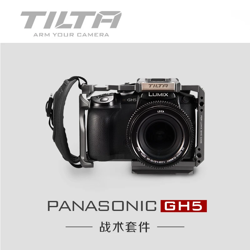 Tilta DSLR Rig camera full Cage FOR Panasonic Lumix GH5 GH5S gh5 rig Kit TA-T37-A-G top handle side